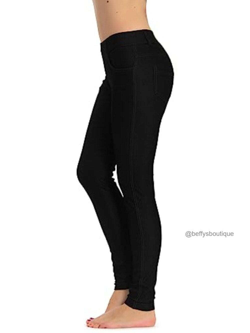 Women's Slimming Jegging Leggings Cotton Blend Pull-On Mid Rise Skinny